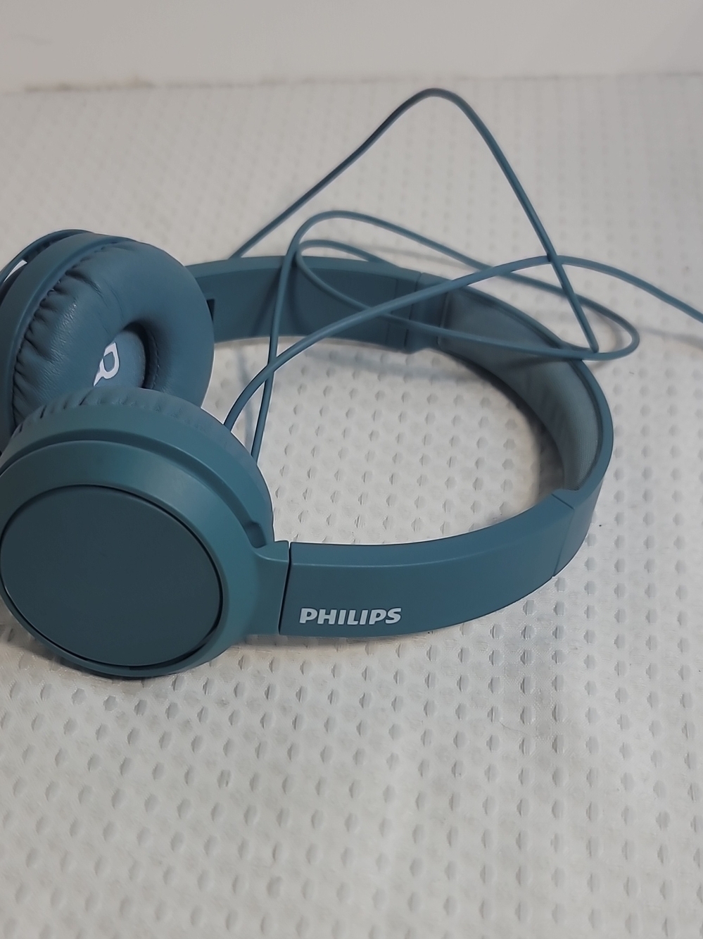 Philips Teal On-Ear Wired Headphones